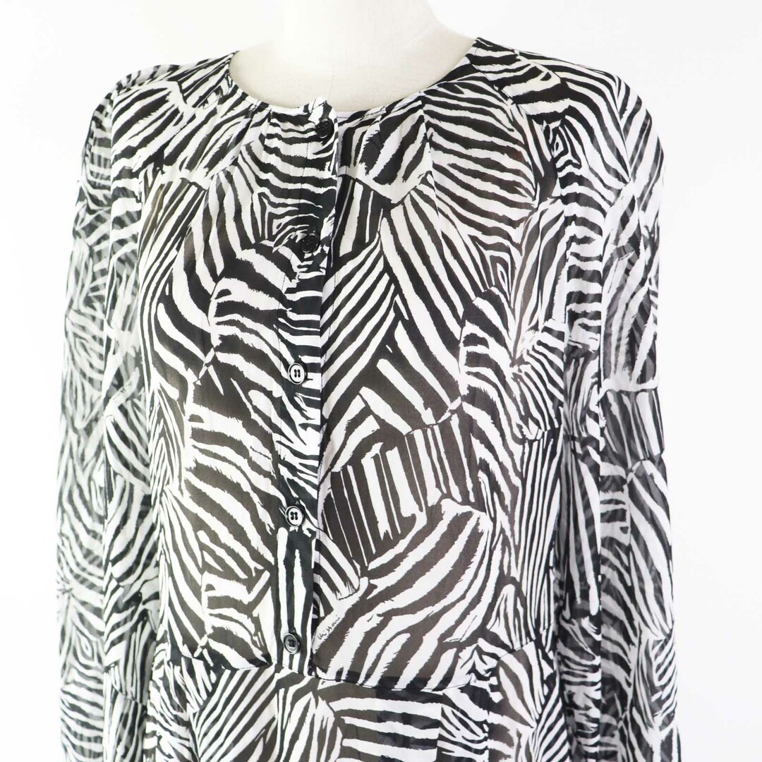 MISSONI - 未使用品◎Missoni ミッソーニ ゼブラ柄 シースルー MISSONI - 未使用品◎Missoni ミッソーニ ゼブラ柄 シースルー
