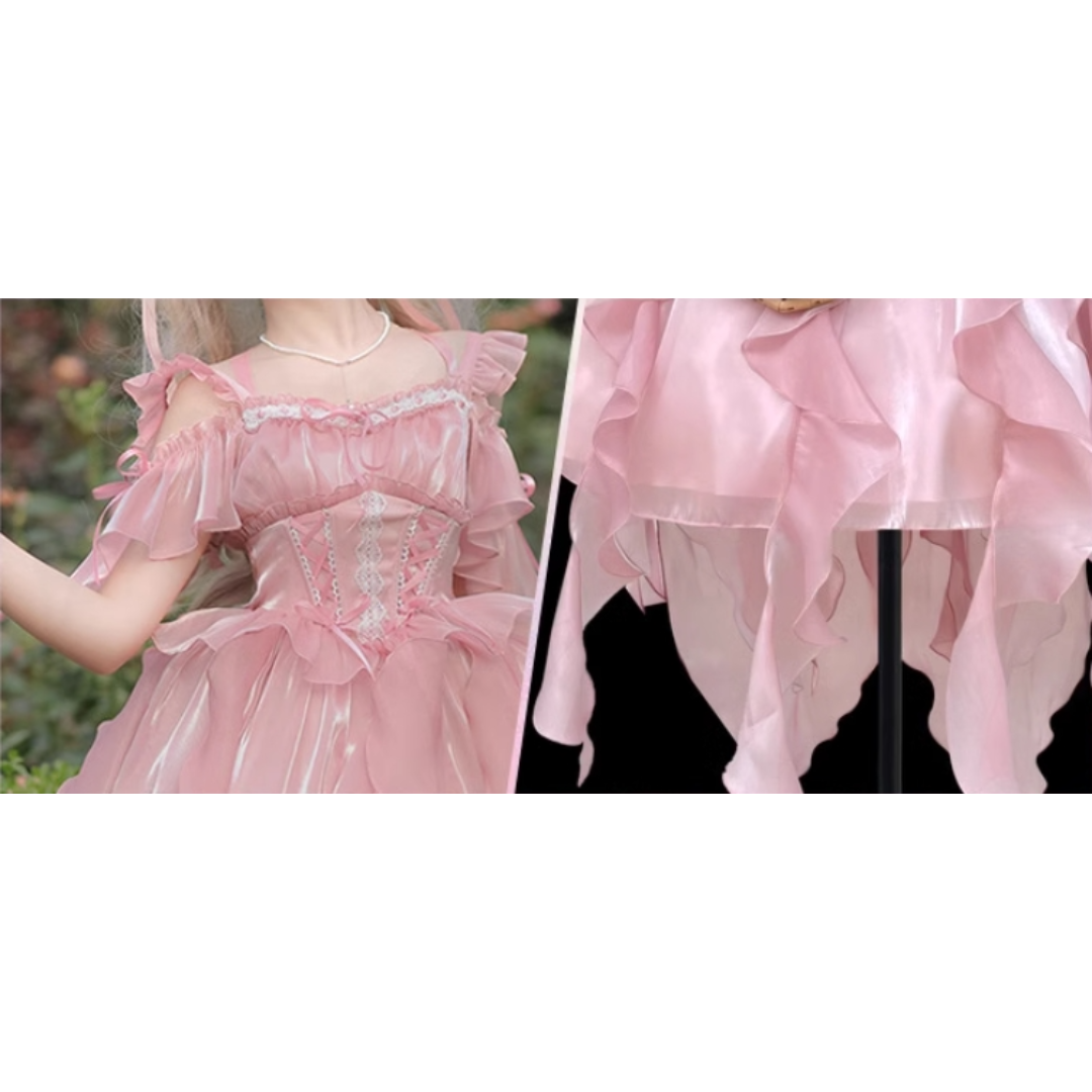 オリジナル Lolita スイート お姫風 花嫁 ゴスロリ ロリ−タ　L75＃ オリジナル Lolita スイート お姫風 花嫁 ゴスロリ ロリ−タ L75＃