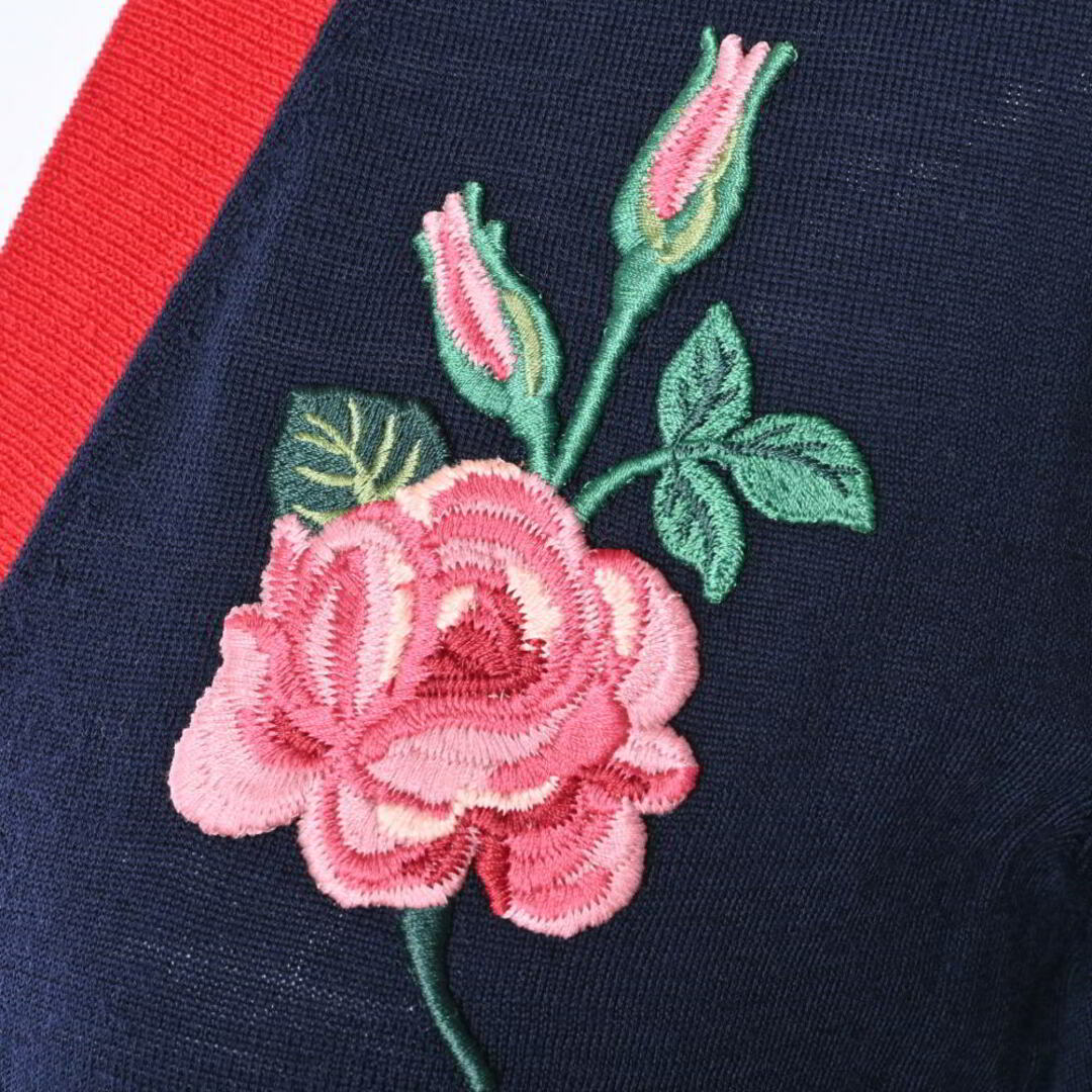 GUCCI - GUCCI 薔薇刺繍 ウール カーディガンの通販 by CYCLE