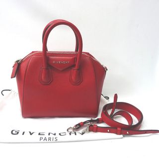 ジバンシィ(GIVENCHY)のジバンシー ハンドバッグ
 2WAY アンティゴナ ミニ レッド Ft606704 中古(ハンドバッグ)
