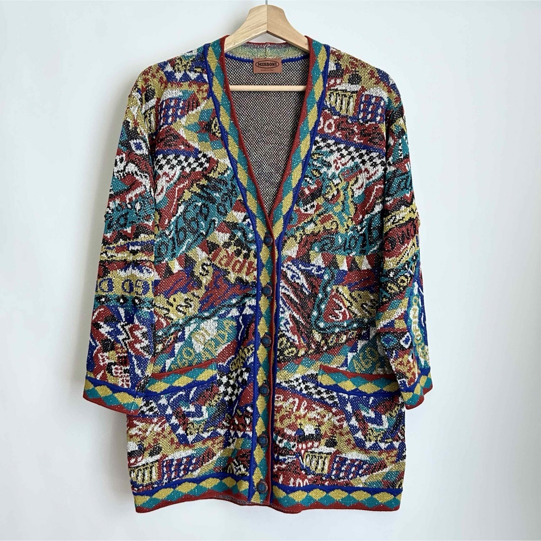 MISSONI ミッソーニ ロングカーディガン メンズ M マルチカラー MISSONI ミッソーニ ロングカーディガン メンズ M マルチカラー