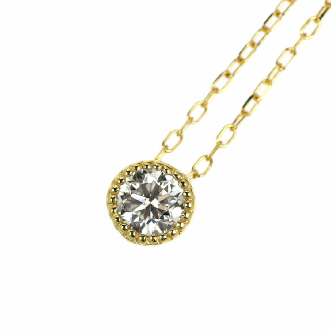 K18YG ダイヤモンド ペンダントネックレス 0.15ct アクセサリー K18YG ダイヤモンド ペンダントネックレス 0.15ct アクセサリー