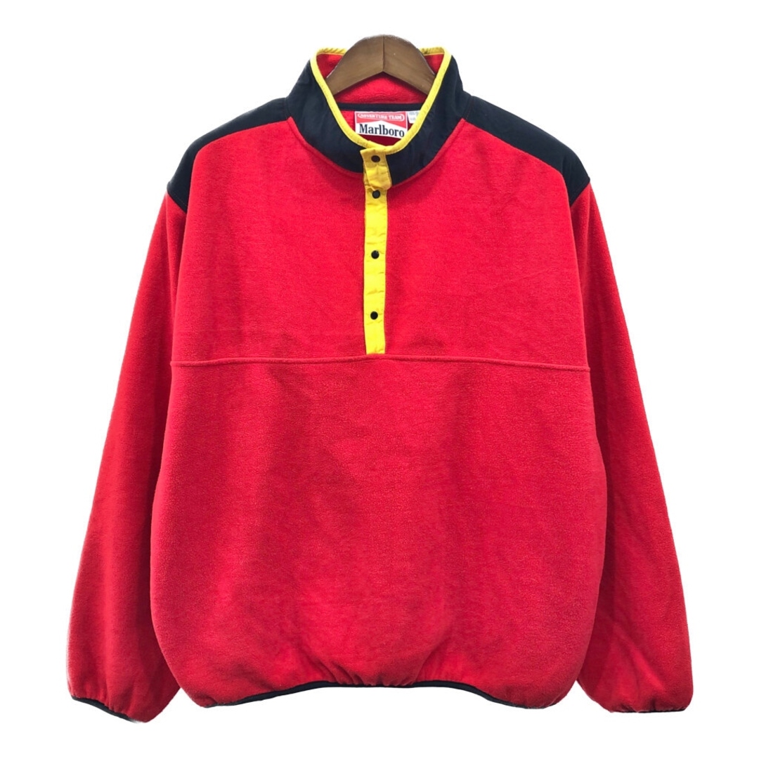 90年代 Marlboro マルボロ ハーフスナップ フリースジャケット 90年代 Marlboro マルボロ ハーフスナップ フリースジャケット