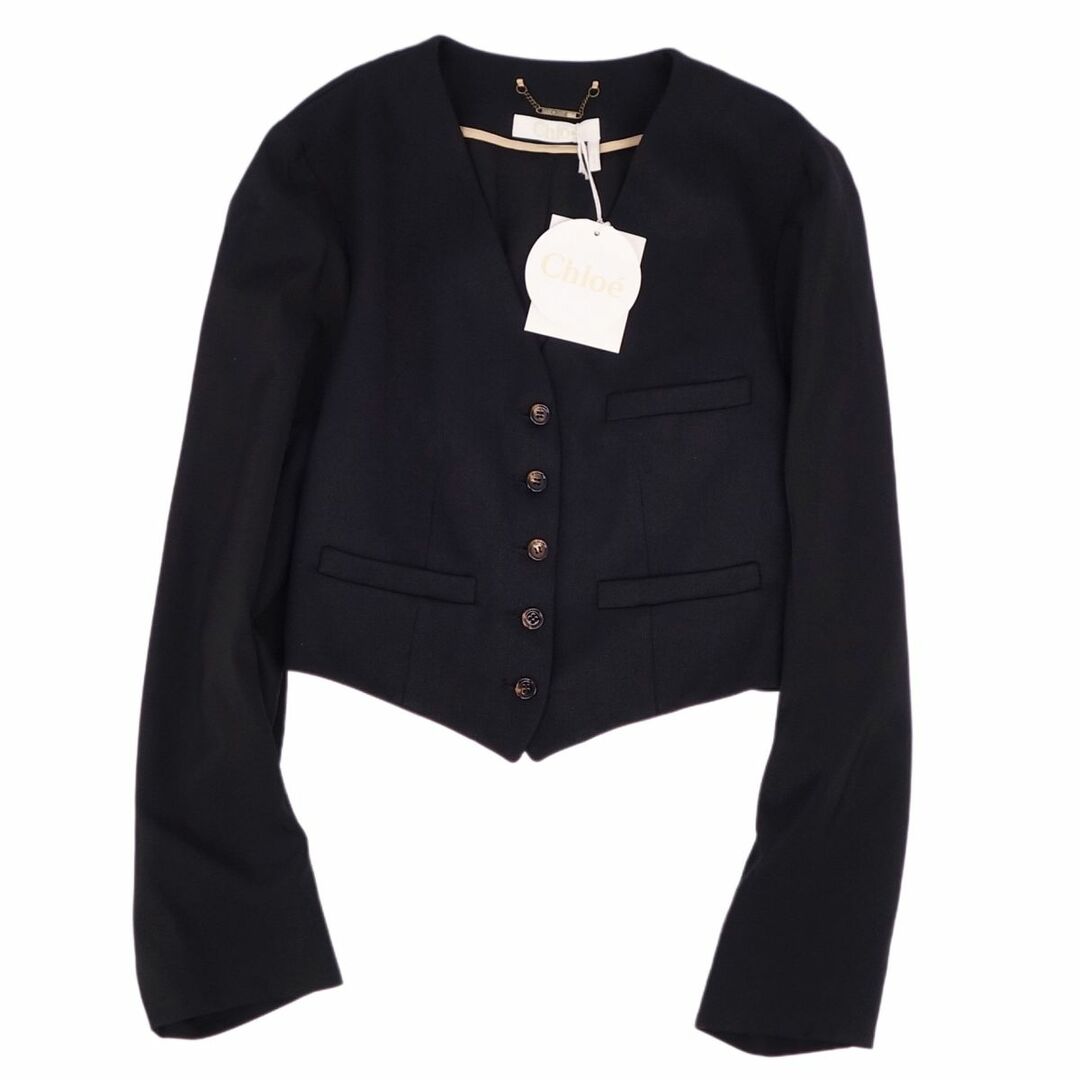 Chloe - 未使用 クロエ Chloe ジャケット ベスト ショート丈 Chloe - 未使用 クロエ Chloe ジャケット ベスト ショート丈