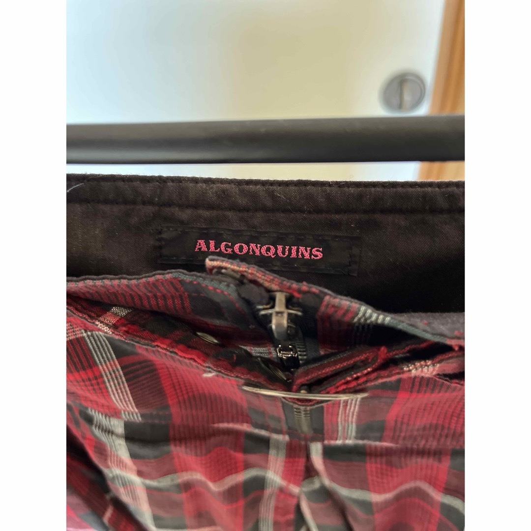 ALGONQUINS - ALGONQUIN 赤チェック ミニスカートの通販 by ちび ALGONQUINS - ALGONQUIN 赤チェック ミニスカートの通販 by ちび