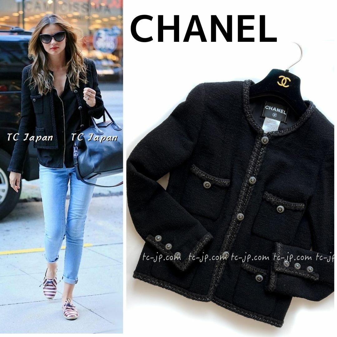 CHANEL - シャネル ジャケット CHANEL 超美品 激 貴重 ウール CHANEL - シャネル ジャケット CHANEL 超美品 激 貴重 ウール