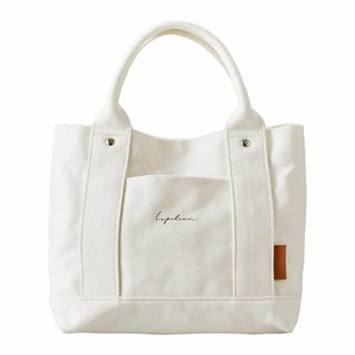 【色: アイボリー】[Lupilina] トートバッグ 鞄 キャンバストートバッ(その他)