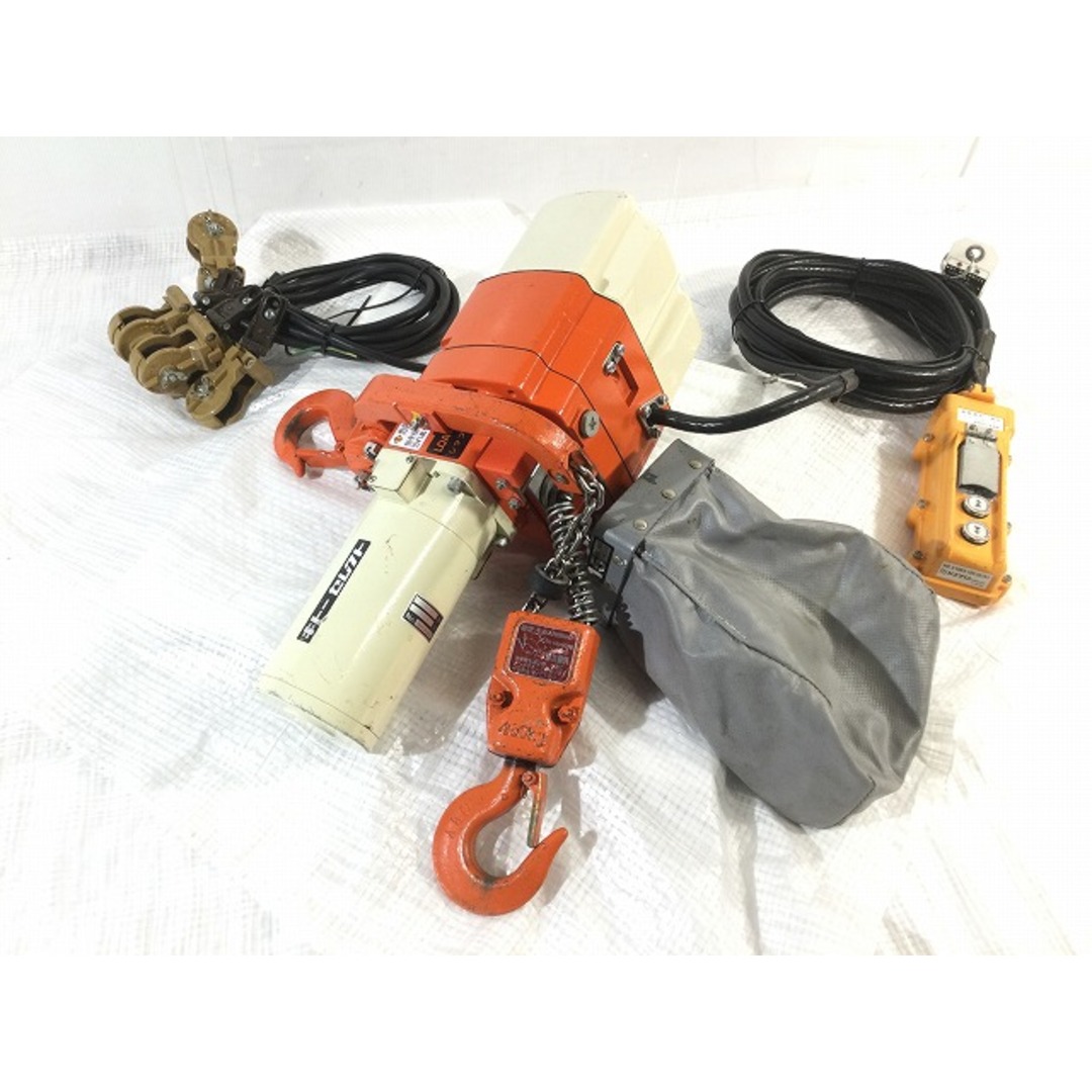 ☆比較的綺麗☆KITO キトー 電気チェーンブロック ED48SD ☆比較的綺麗☆KITO キトー 電気チェーンブロック ED48SD