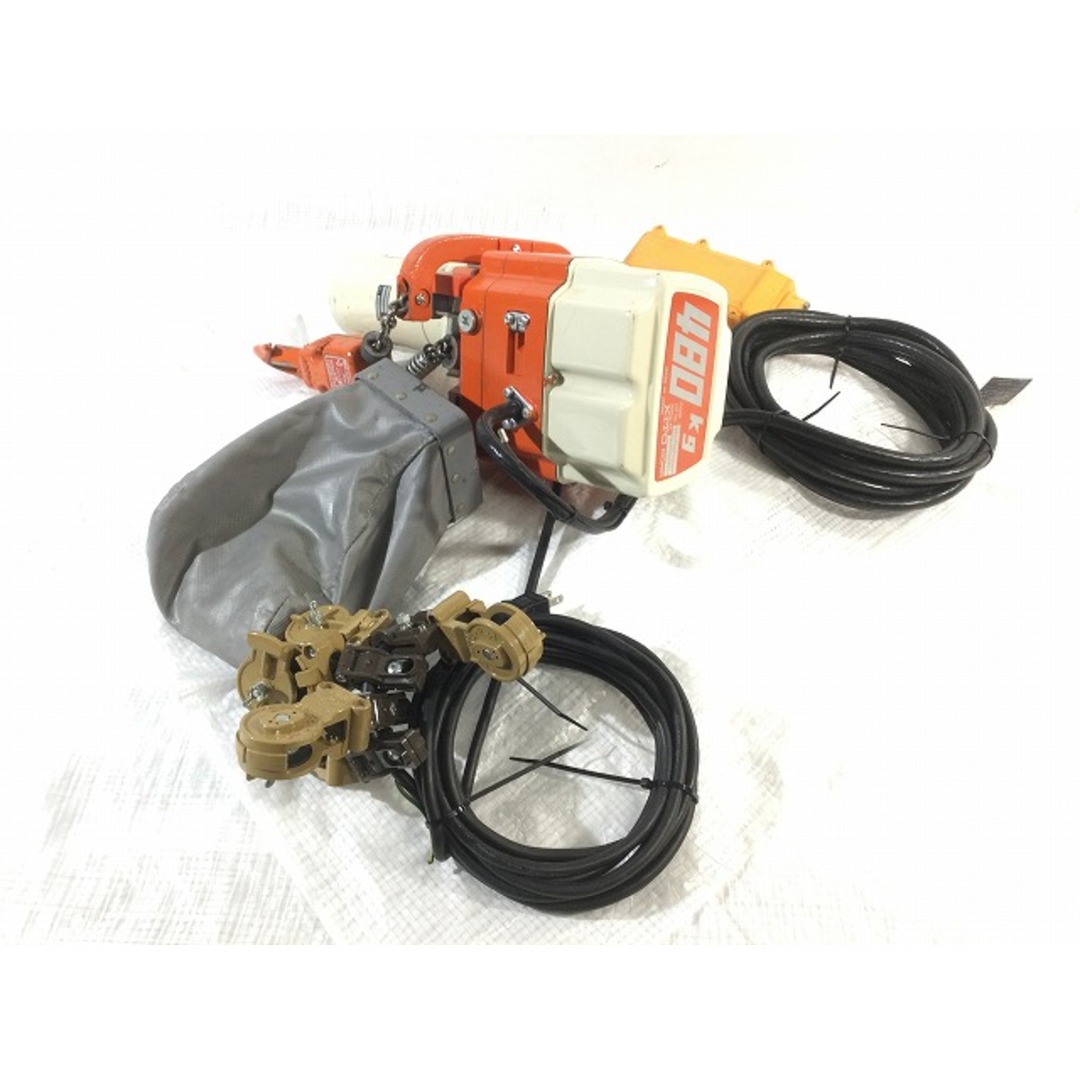 ☆比較的綺麗☆KITO キトー 電気チェーンブロック ED48SD ☆比較的綺麗☆KITO キトー 電気チェーンブロック ED48SD