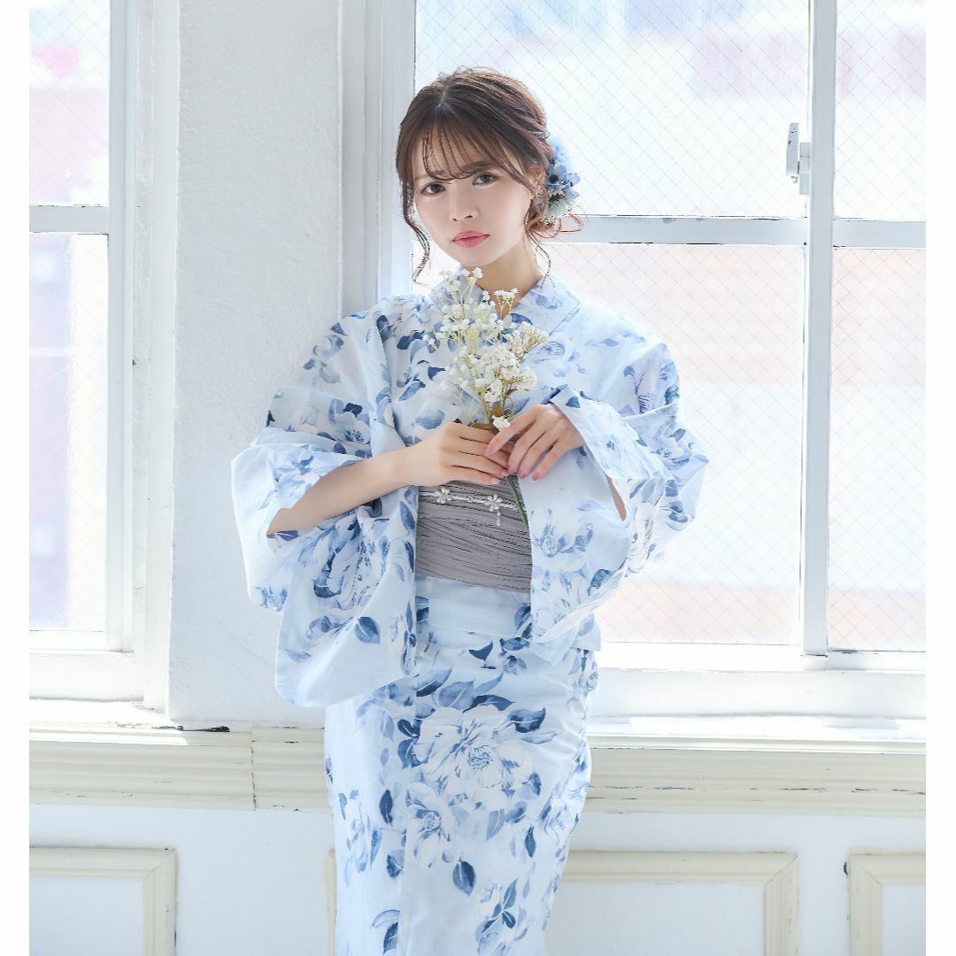 ANDANTE - 新品 4点 浴衣 セット 浴衣セット ゆかた レディース ANDANTE - 新品 4点 浴衣 セット 浴衣セット ゆかた レディース