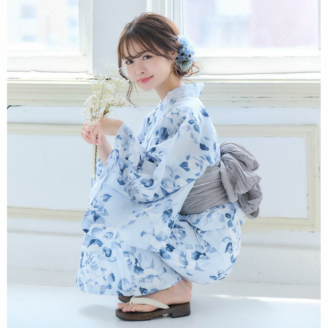 ANDANTE - 新品 4点 浴衣 セット 浴衣セット ゆかた レディース ANDANTE - 新品 4点 浴衣 セット 浴衣セット ゆかた レディース