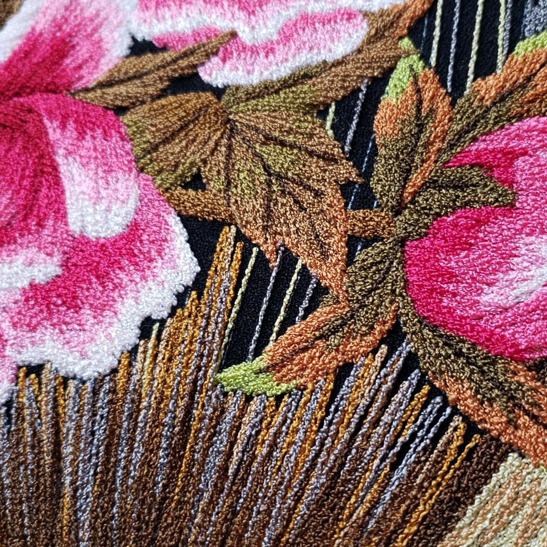 絵画 タペストリー 刺繍の絵画 糸の絵画 花 松鳩文化刺繍の通販 絵画 タペストリー 刺繍の絵画 糸の絵画 花 松鳩文化刺繍の通販