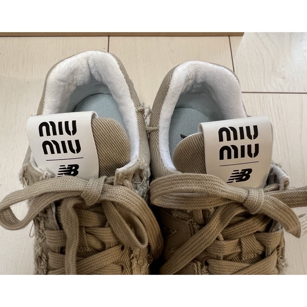 MIU MIU - ※限定お値下げMIUMIU NEW BALANCE コラボ 24.5cm未 MIU MIU - ※限定お値下げMIUMIU NEW BALANCE コラボ 24.5cm未