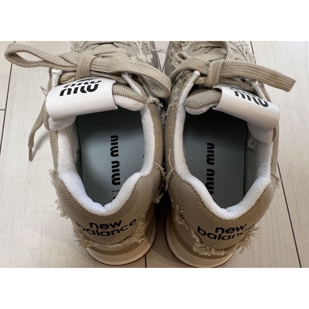 MIU MIU - ※限定お値下げMIUMIU NEW BALANCE コラボ 24.5cm未 MIU MIU - ※限定お値下げMIUMIU NEW BALANCE コラボ 24.5cm未