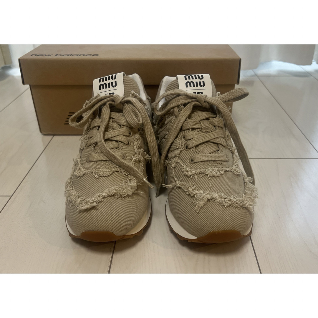MIU MIU - ※限定お値下げMIUMIU NEW BALANCE コラボ 24.5cm未 MIU MIU - ※限定お値下げMIUMIU NEW BALANCE コラボ 24.5cm未