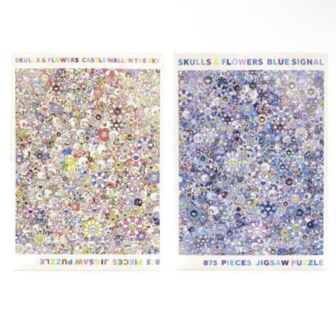 村上隆 パズル SKULLS FLOWERS セット 村上隆 パズル SKULLS FLOWERS セット