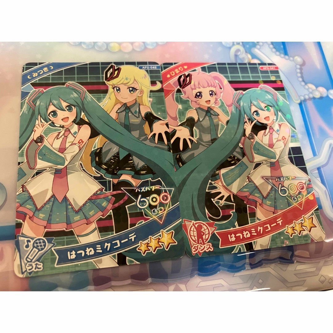 T-ARTS(タカラトミーアーツ)のアイプリ 初音ミク コラボ カードセット エンタメ/ホビーのトレーディングカード(シングルカード)の商品写真