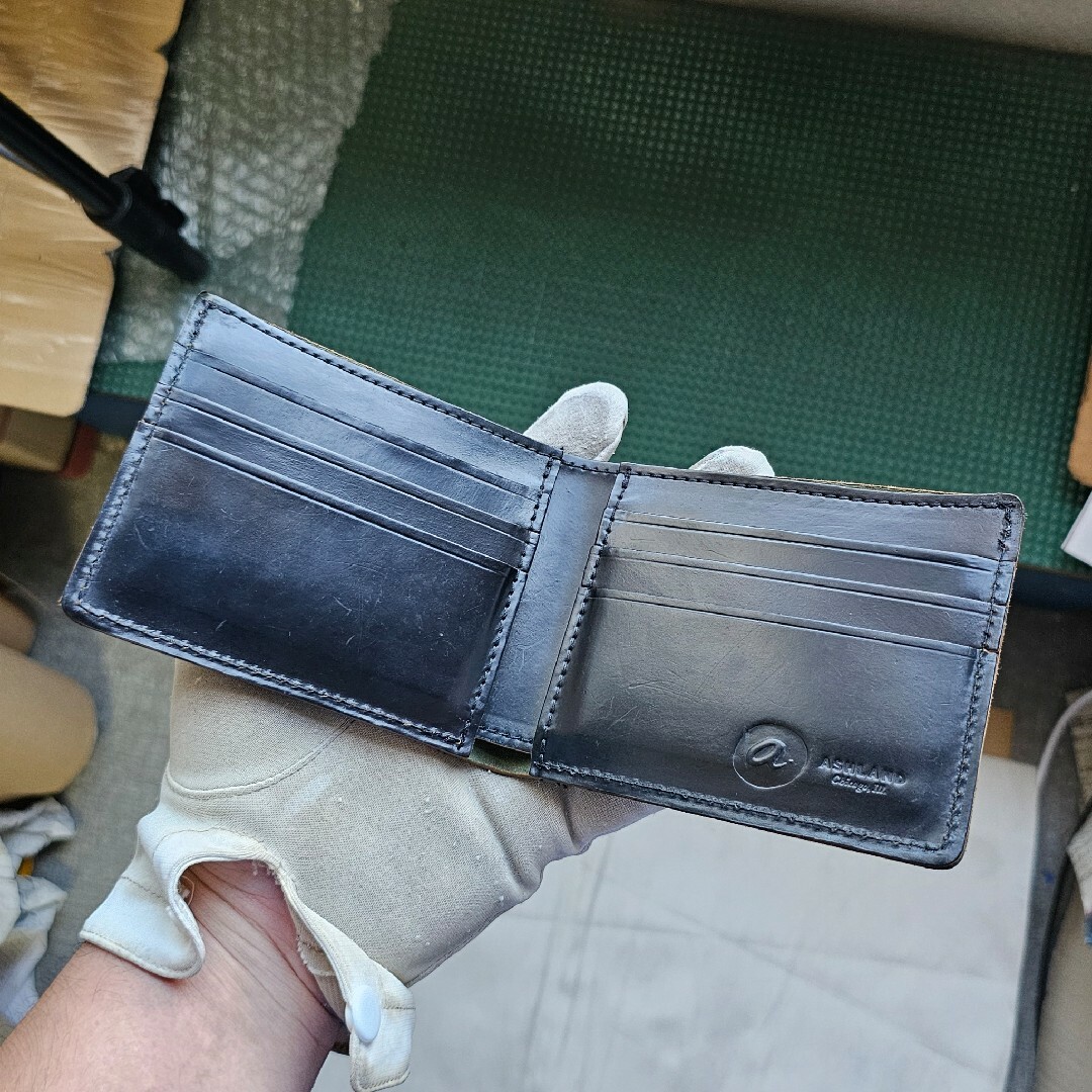 Ashlandleather シェルコードバン コードバン ホーウィン ブラック Ashlandleather シェルコードバン コードバン ホーウィン ブラック