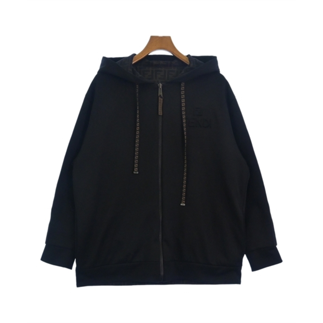 FENDI - FENDI フェンディ パーカー L 黒 【古着】【中古】の FENDI - FENDI フェンディ パーカー L 黒 【古着】【中古】の
