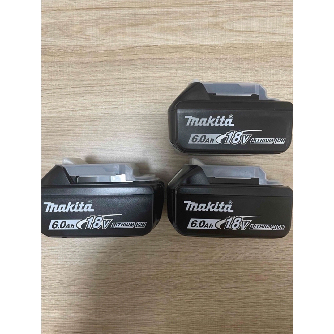 適当な価格 バッテリー3個 18V マキタ - Makita BL1860B 18V 6.0AH 工具/メンテナンス