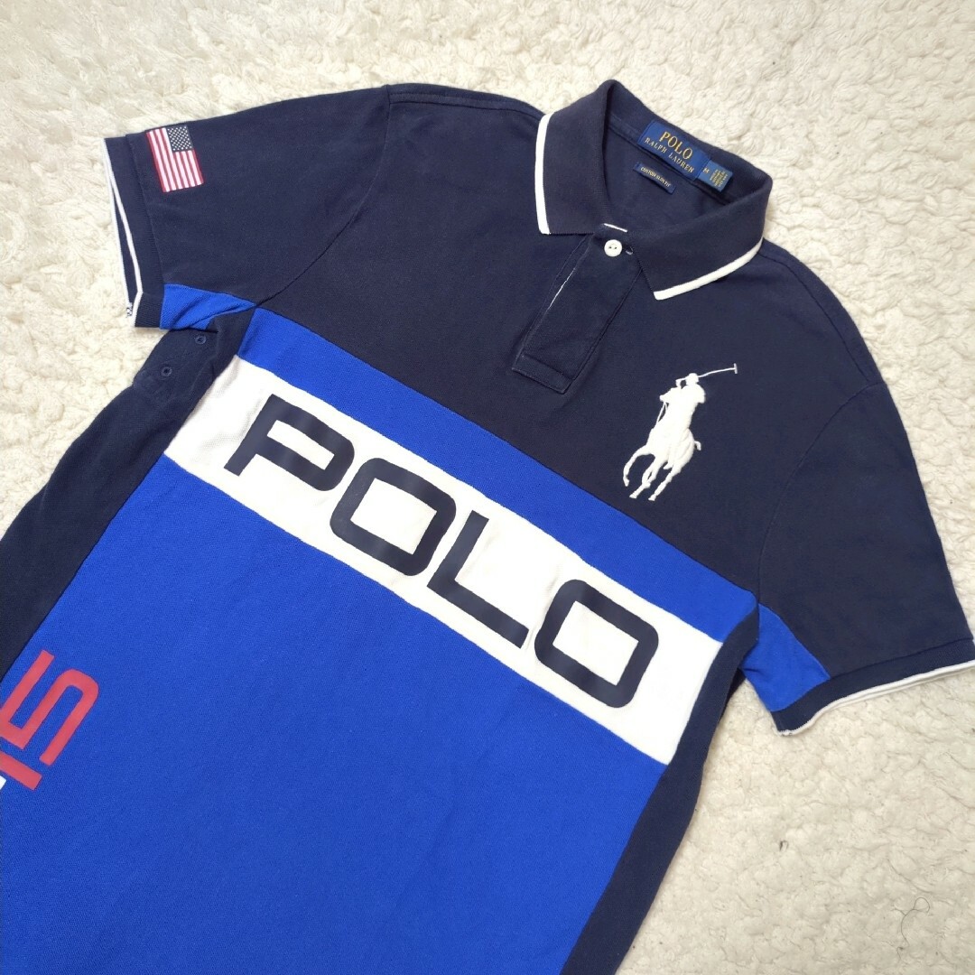 POLO RALPH LAUREN - 良品 ポロラルフローレン 星条旗 ビッグ POLO RALPH LAUREN - 良品 ポロラルフローレン 星条旗 ビッグ