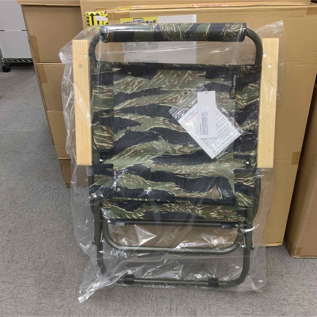 新品未使用】BALLISTICS LOWER CHAIR OD×タイガーカモ 新品未使用】BALLISTICS LOWER CHAIR OD×タイガーカモ