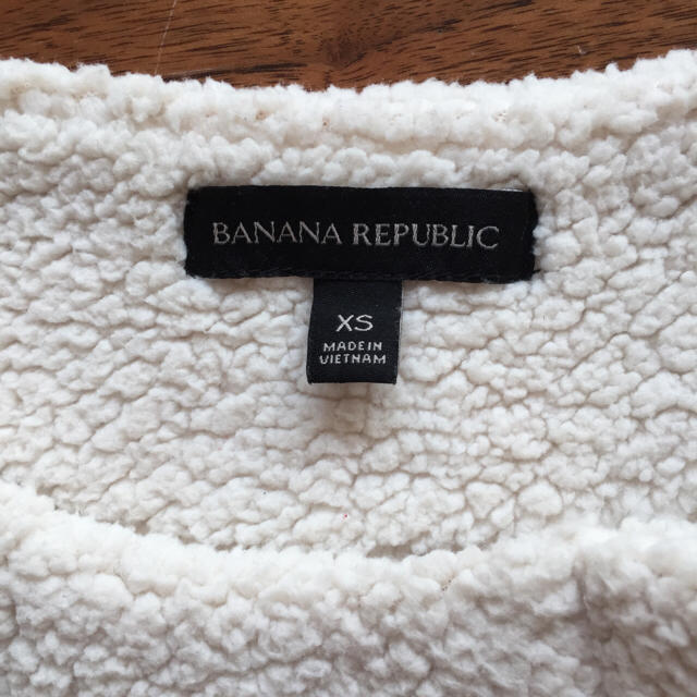 Banana Republic(バナナリパブリック)のBANANA REPUBLICモコモコジャケット レディースのジャケット/アウター(ノーカラージャケット)の商品写真