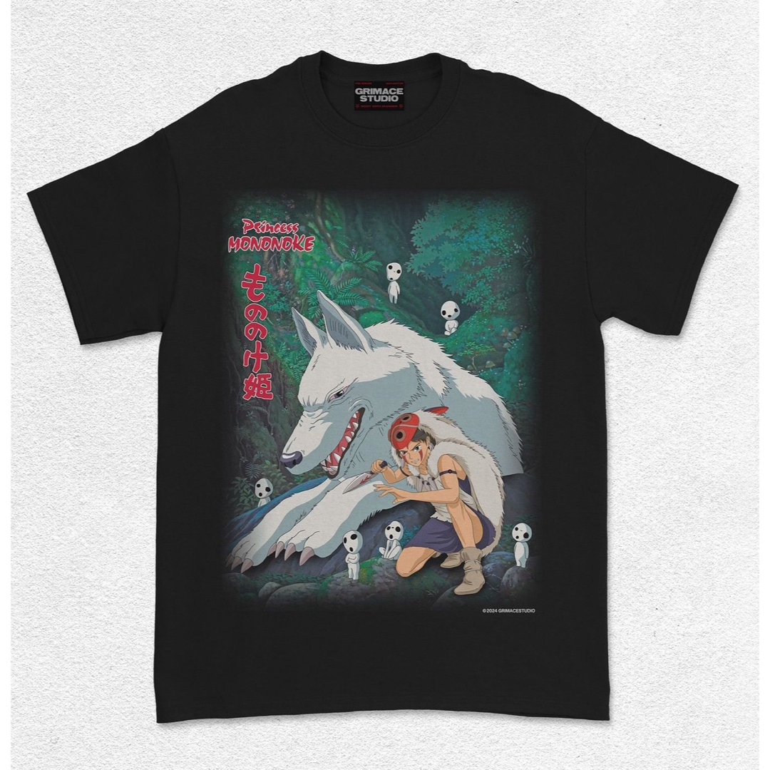 ジブリ - もののけ姫 The Princess MononokeBootTシャツ メンズM ジブリ - もののけ姫 The Princess MononokeBootTシャツ メンズM