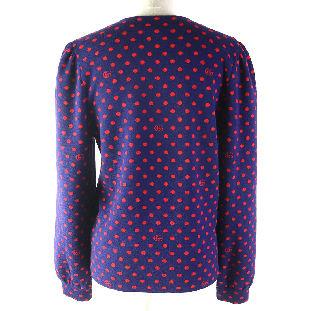 GUCCI - 極美品△GUCCI グッチ 623609 ウール100% ドット柄 GG GUCCI - 極美品△GUCCI グッチ 623609 ウール100% ドット柄 GG