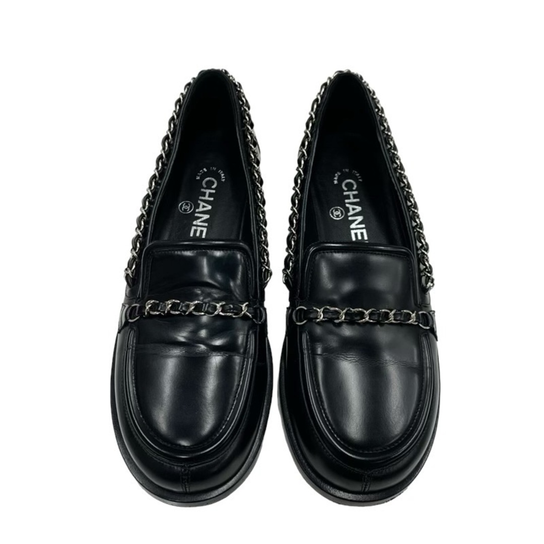 CHANEL - シャネル CHANEL ローファー 革靴 靴 シューズ レザー CHANEL - シャネル CHANEL ローファー 革靴 靴 シューズ レザー