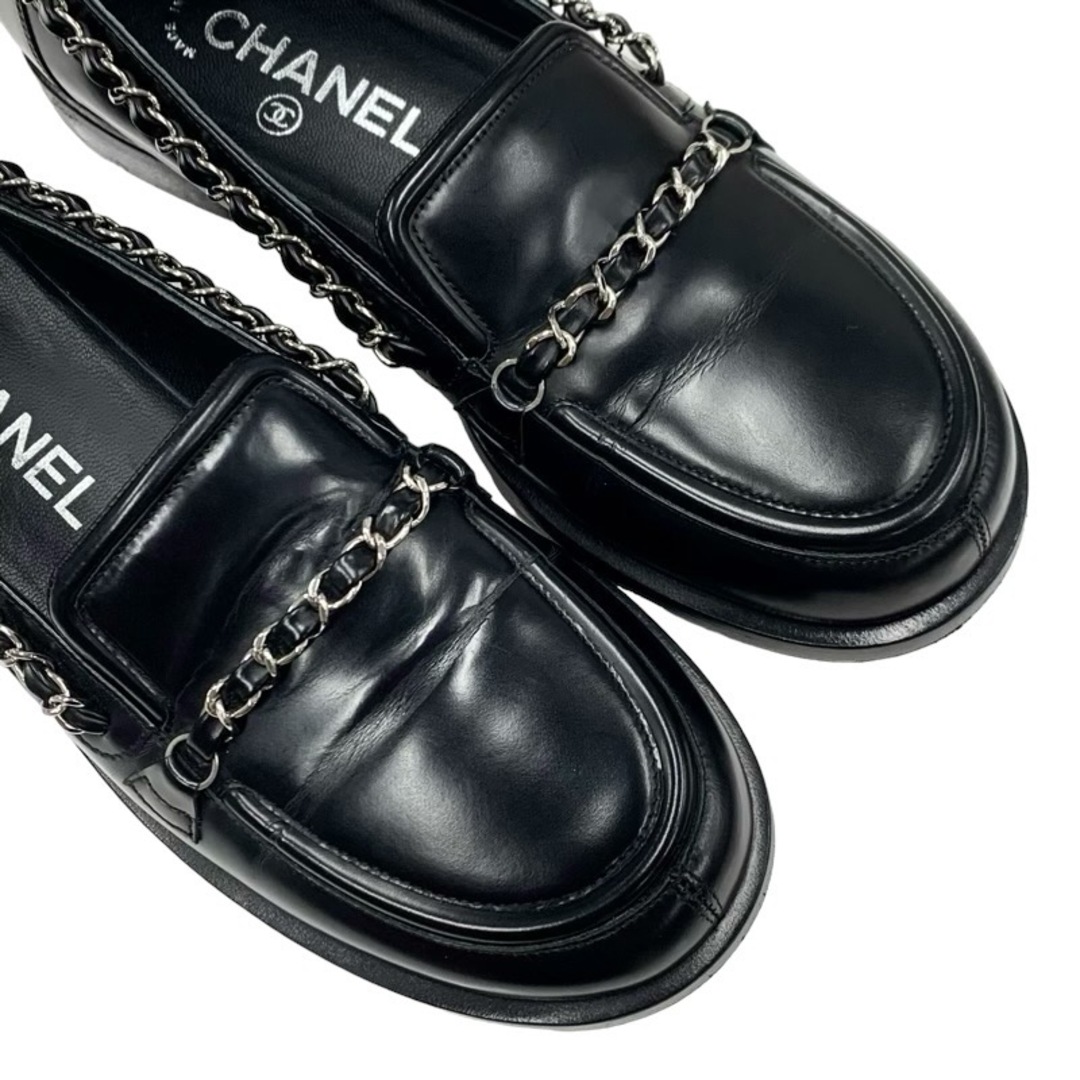 CHANEL - シャネル CHANEL ローファー 革靴 靴 シューズ レザー CHANEL - シャネル CHANEL ローファー 革靴 靴 シューズ レザー