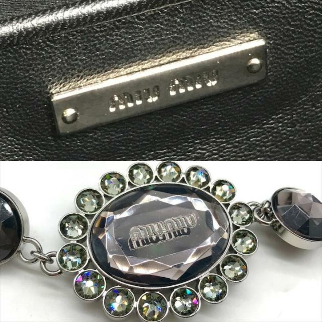MIU MIU - 超美品 miumiu ミュウミュウ マテラッセ クリスタル MIU MIU - 超美品 miumiu ミュウミュウ マテラッセ クリスタル