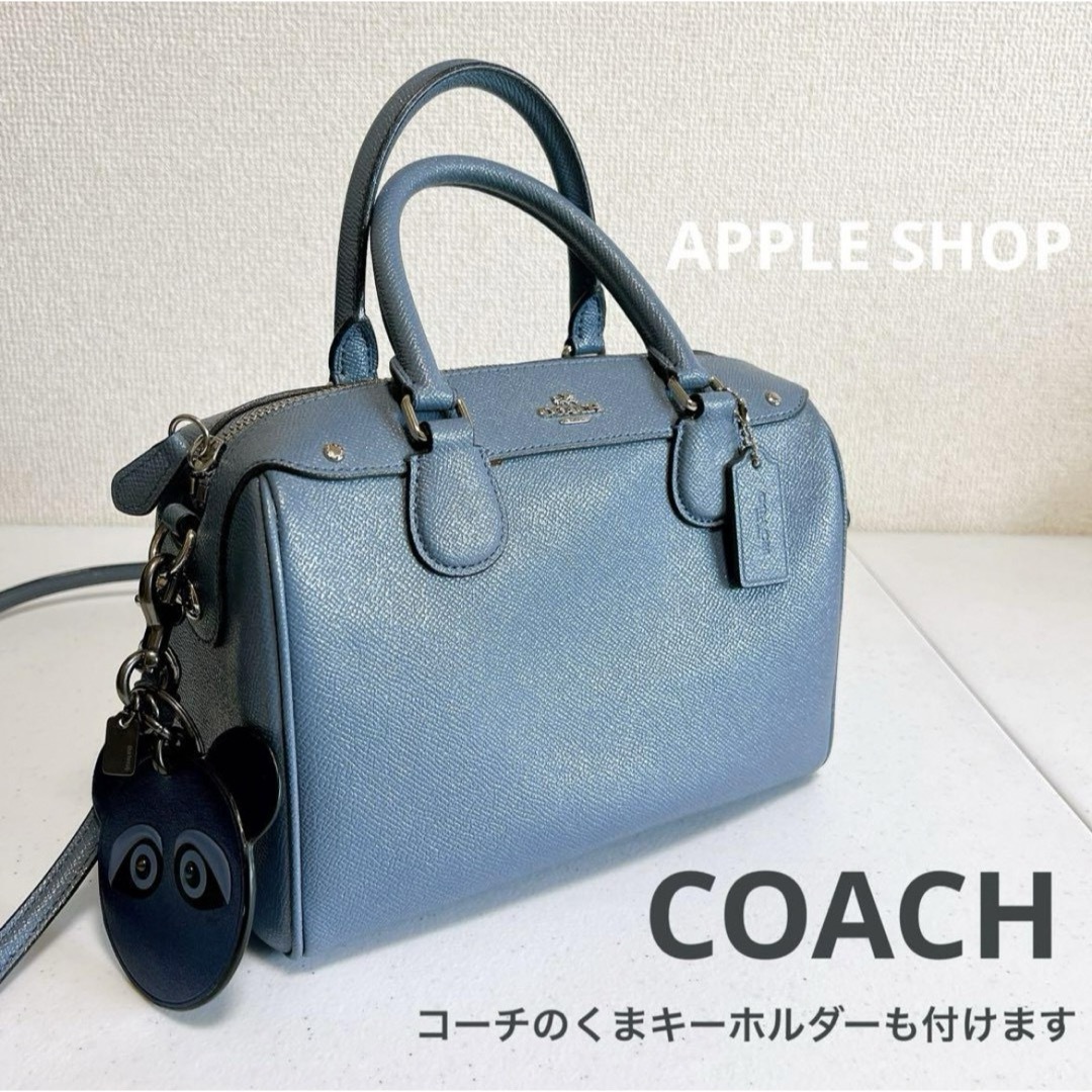 COACH - コーチ ハンドバッグ ショルダーバッグ ミニベネット サッチェル 2WAY 無地