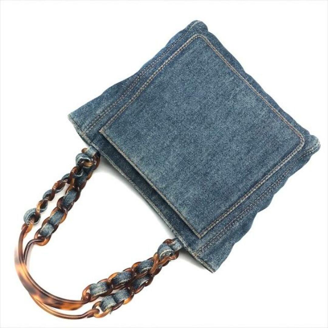 CHANEL - 良品 CHANEL シャネル ココマーク デニム べっ甲 CHANEL - 良品 CHANEL シャネル ココマーク デニム べっ甲