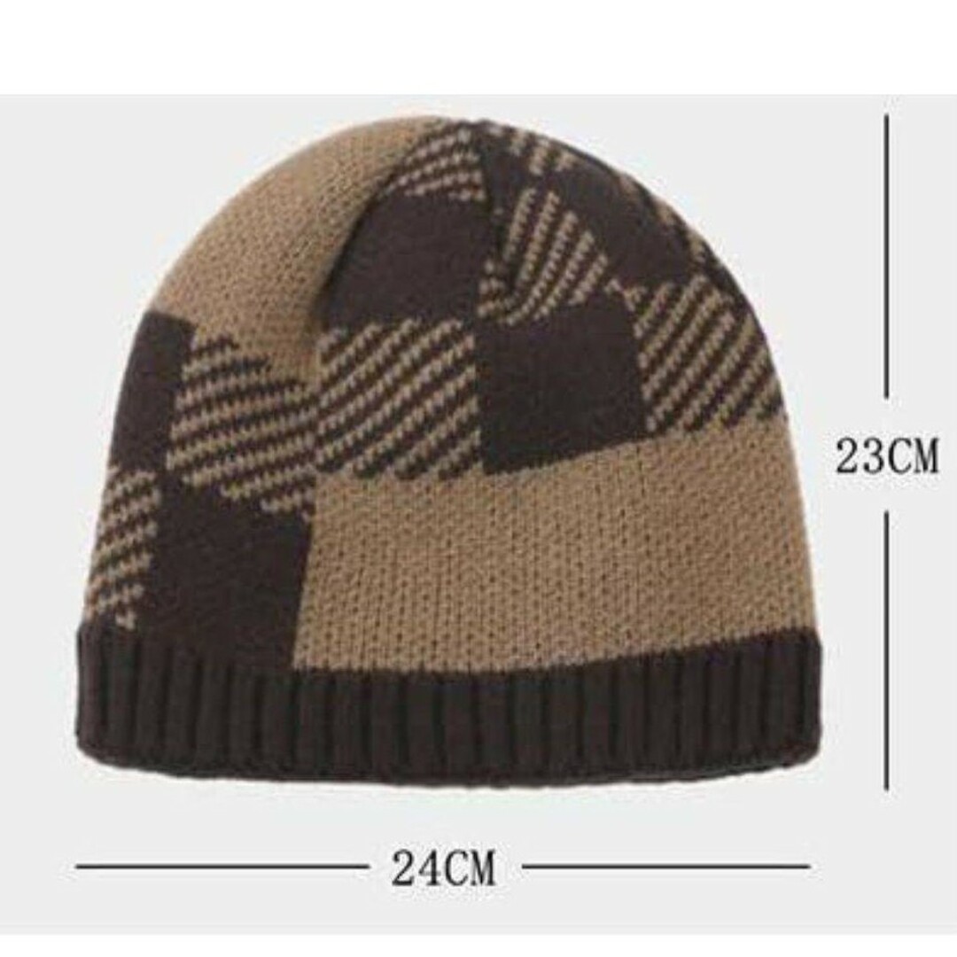 匿名配送♥ニット帽 メンズ レディース Lサイズ レディースの帽子(ニット帽/ビーニー)の商品写真