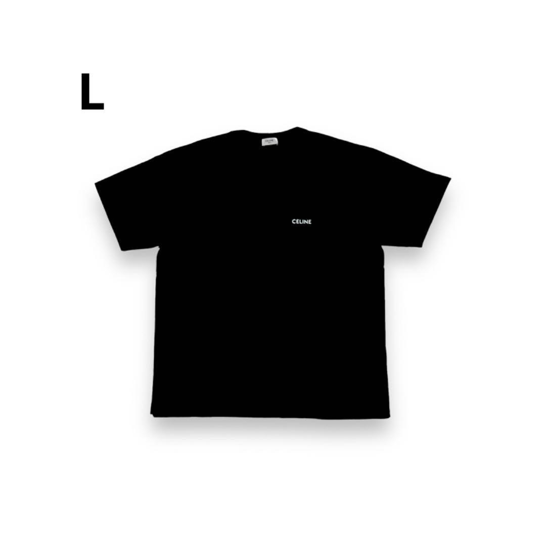 CELINE ロゴTシャツ ブラック L CELINE ロゴTシャツ ブラック L
