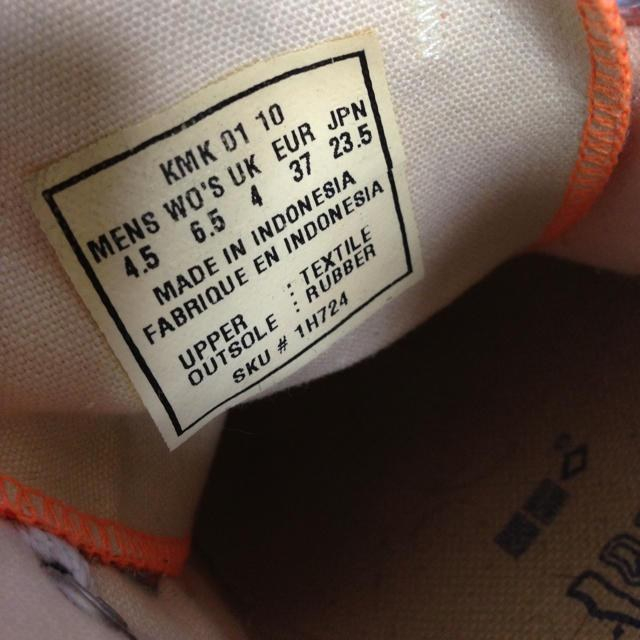 CONVERSE(コンバース)のコンバース☆蛍光オレンジ レディースの靴/シューズ(スニーカー)の商品写真