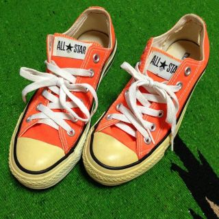 コンバース(CONVERSE)のコンバース☆蛍光オレンジ(スニーカー)