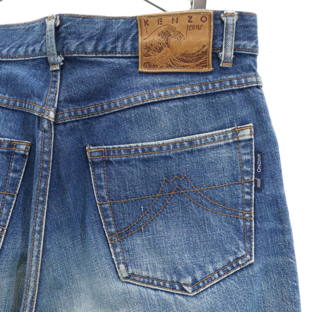KENZO - ケンゾー 90s 日本製 オールド デニムパンツ 76 ブルー KENZO - ケンゾー 90s 日本製 オールド デニムパンツ 76 ブルー