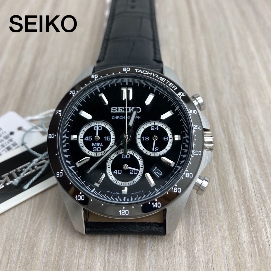 SEIKO - セイコー メンズ クロノグラフ 腕時計 SBTR021 革バンド SEIKO - セイコー メンズ クロノグラフ 腕時計 SBTR021 革バンド