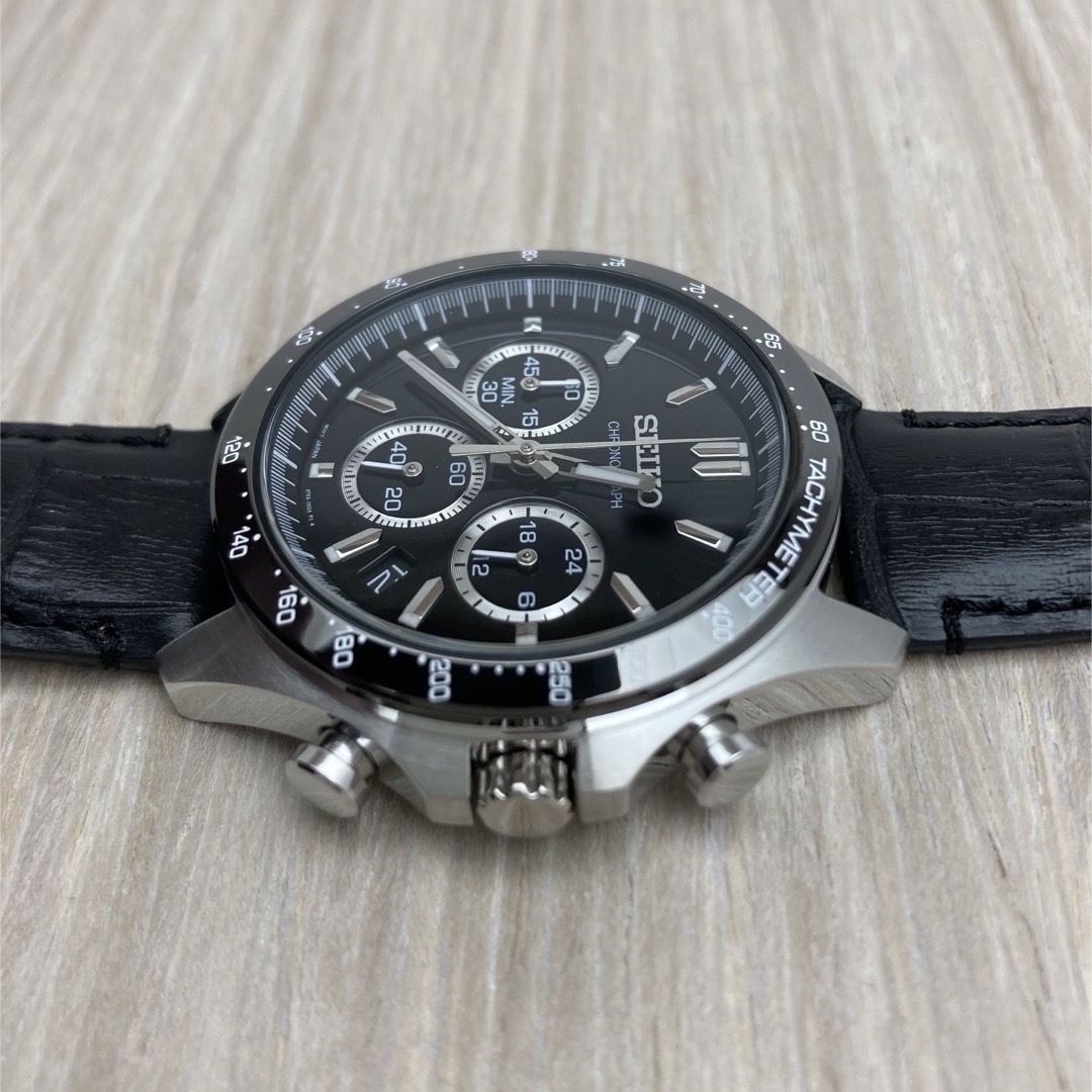SEIKO - セイコー メンズ クロノグラフ 腕時計 SBTR021 革バンド SEIKO - セイコー メンズ クロノグラフ 腕時計 SBTR021 革バンド
