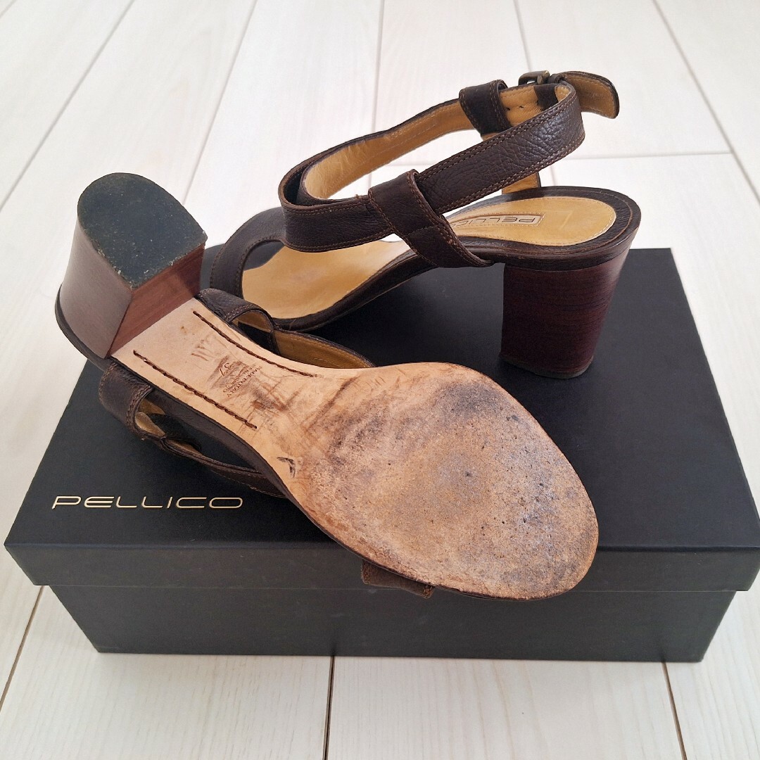 PELLICO - ◇美品◇PELLICO◇ペリーコ◇チョコブラウン◇レザー PELLICO - ◇美品◇PELLICO◇ペリーコ◇チョコブラウン◇レザー