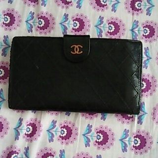 シャネル(CHANEL)のCHANEL  黒長財布(財布)