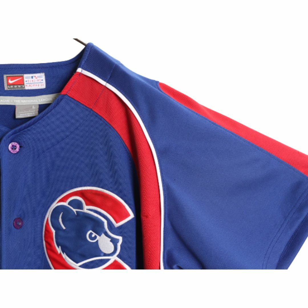 【25%OFF】 MLB L メンズ シャツ ベースボール カブス ナイキ オフィシャル ユニフォームシャツ