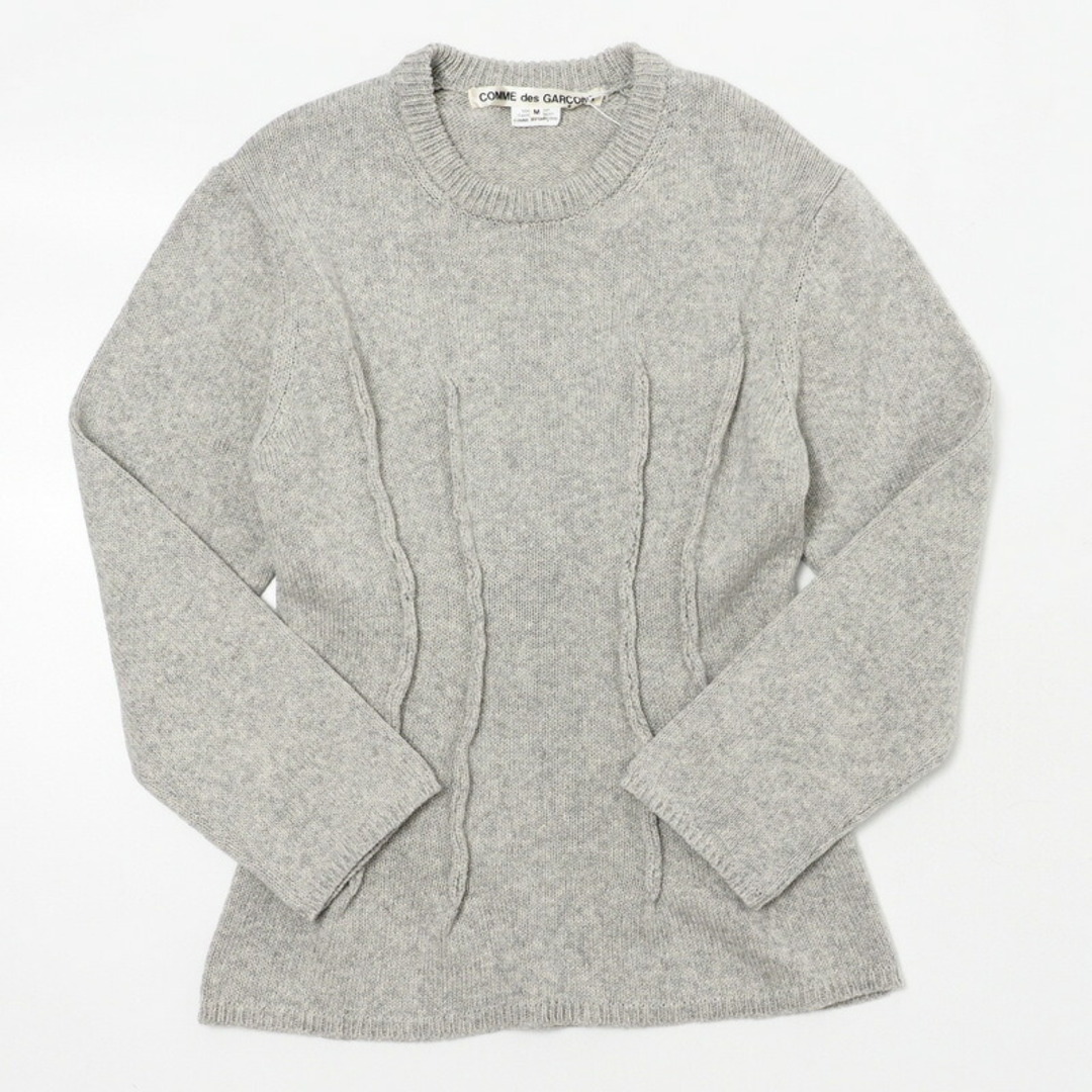 COMME des GARCONS - ■美品■AD2022■ COMME des GARCONS コムデギャルソン 長袖 ニット セーター Mサイズ グレー ブランド古着【中古】20240403/GP6220