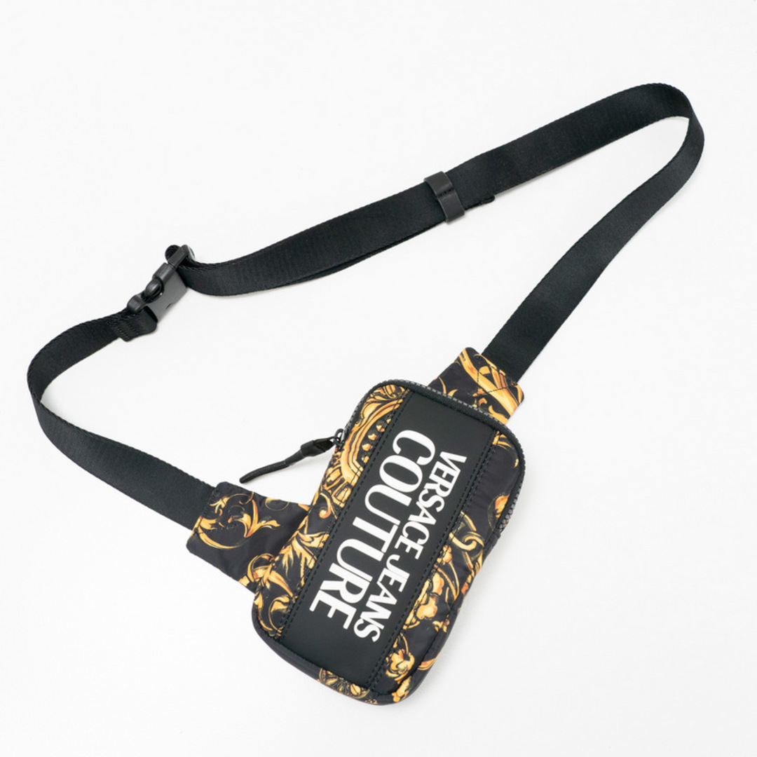 VERSACE(ヴェルサーチ)の■美品■Versace Jeans ヴェルサーチ・ジーンズ RANGE LOGO TYPE SKETCH 11 ボディバッグ VERSACE JEANS COUTURE ショルダーバッグ ロゴ ブランド古着【中古】20240429/GP8277 メンズのバッグ(ボディーバッグ)の商品写真