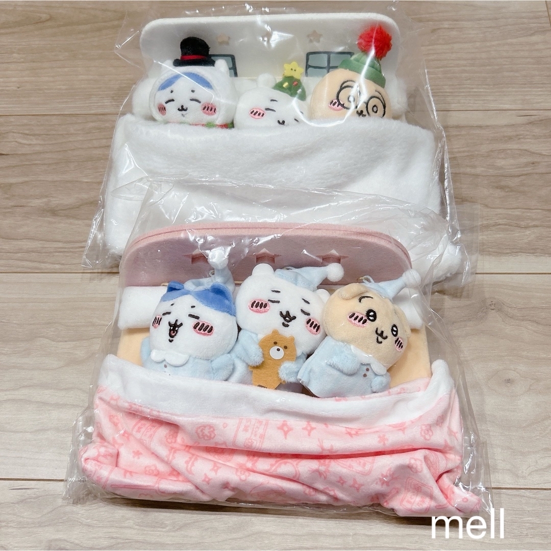 ちいかわ ハッピーホリデーなおやすみベッドと繋がるマスコット ちいかわ ハッピーホリデーなおやすみベッドと繋がるマスコット