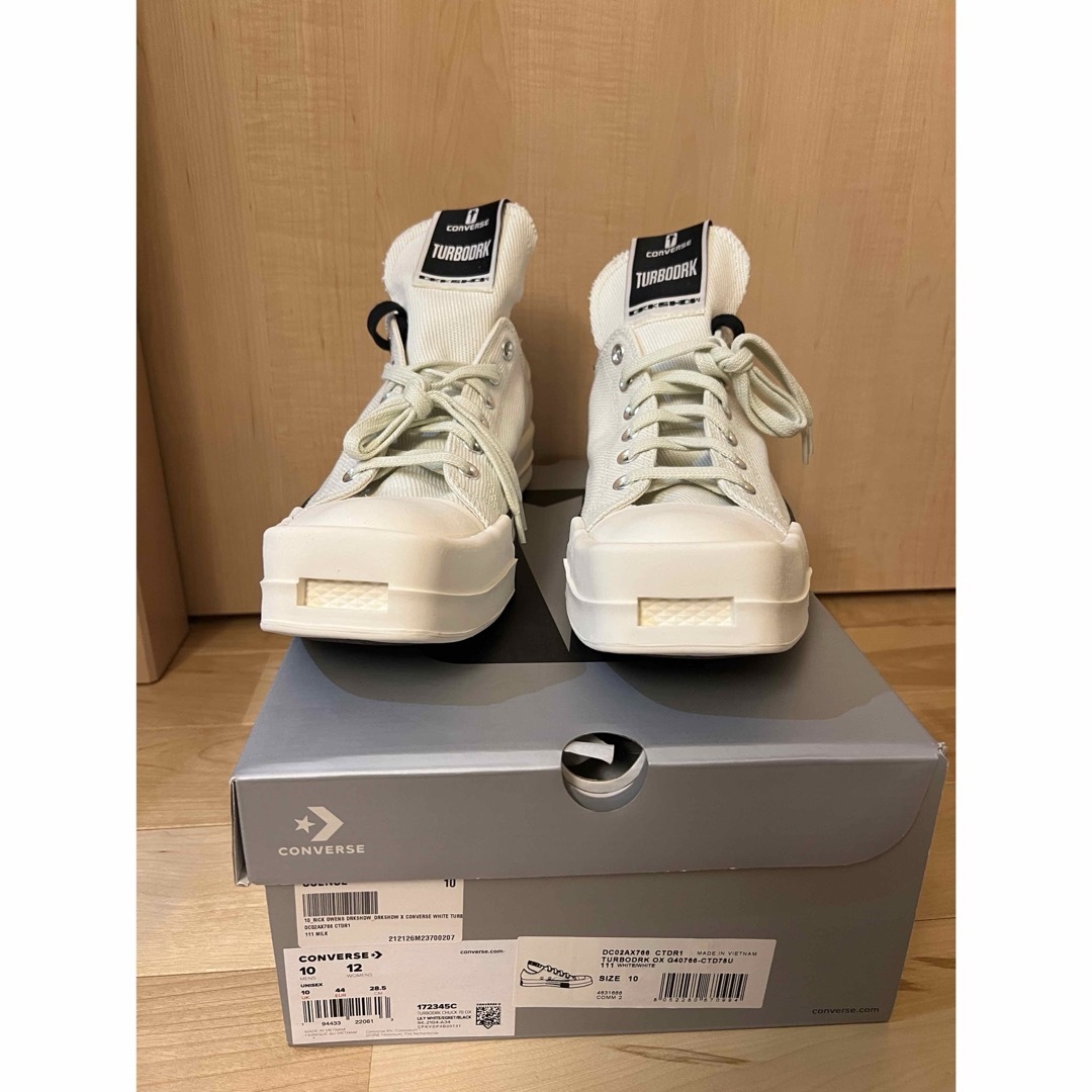 DRKSHDW - Rick Owens Drkshdw x Converse スニーカー コラボの DRKSHDW - Rick Owens Drkshdw x Converse スニーカー コラボの