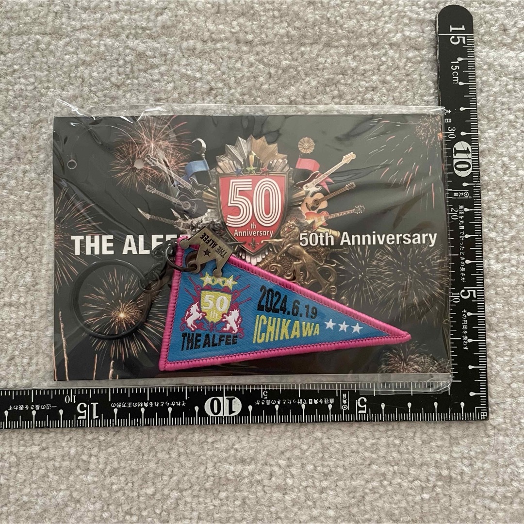 THE ALFEE 市川50周年記念 ご当地 ペナントキーホルダー + THE ALFEE 市川50周年記念 ご当地 ペナントキーホルダー +