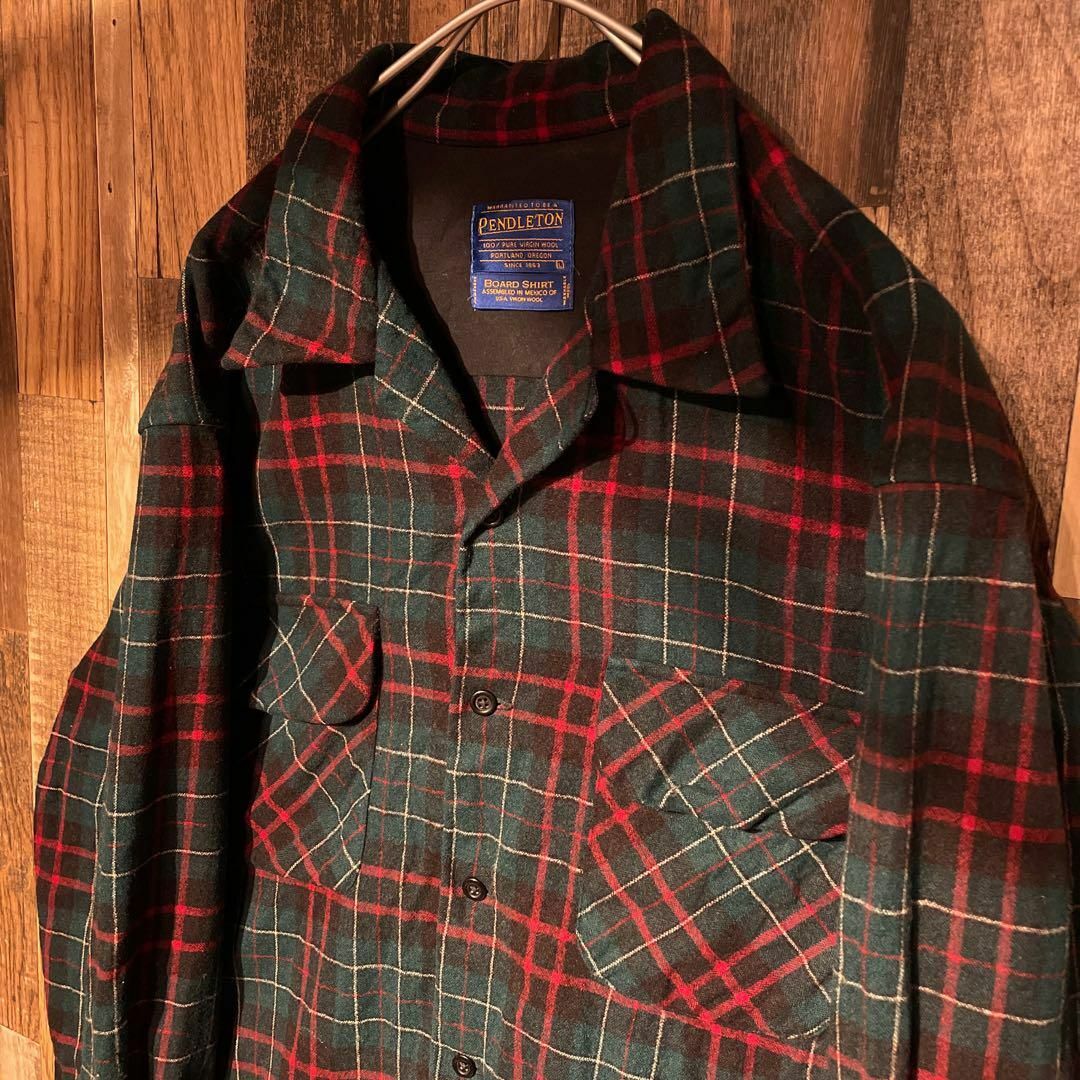 PENDLETON - 極美品 90s ヴィンテージ ウールシャツ 長袖 ペン PENDLETON - 極美品 90s ヴィンテージ ウールシャツ 長袖 ペン